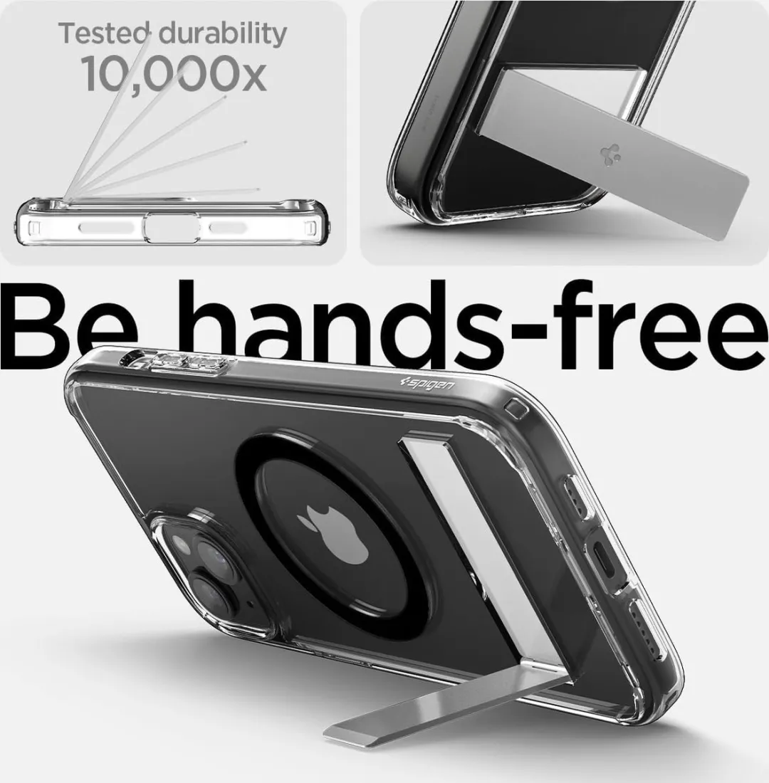 Spigen Ultra Hybrid S Hoesje - Apple iPhone 15 Plus - MagSafe - Zwart