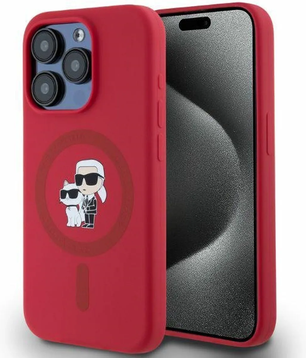 Karl Lagerfeld KLHMP15LSCMKCRHR iPhone 15 Pro Hoesje