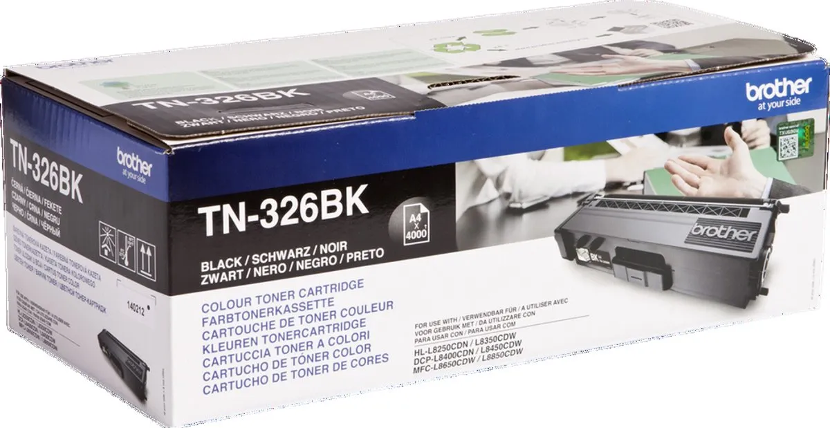Brother TN-326BK Tonercartridge - 4.000 Pagina's