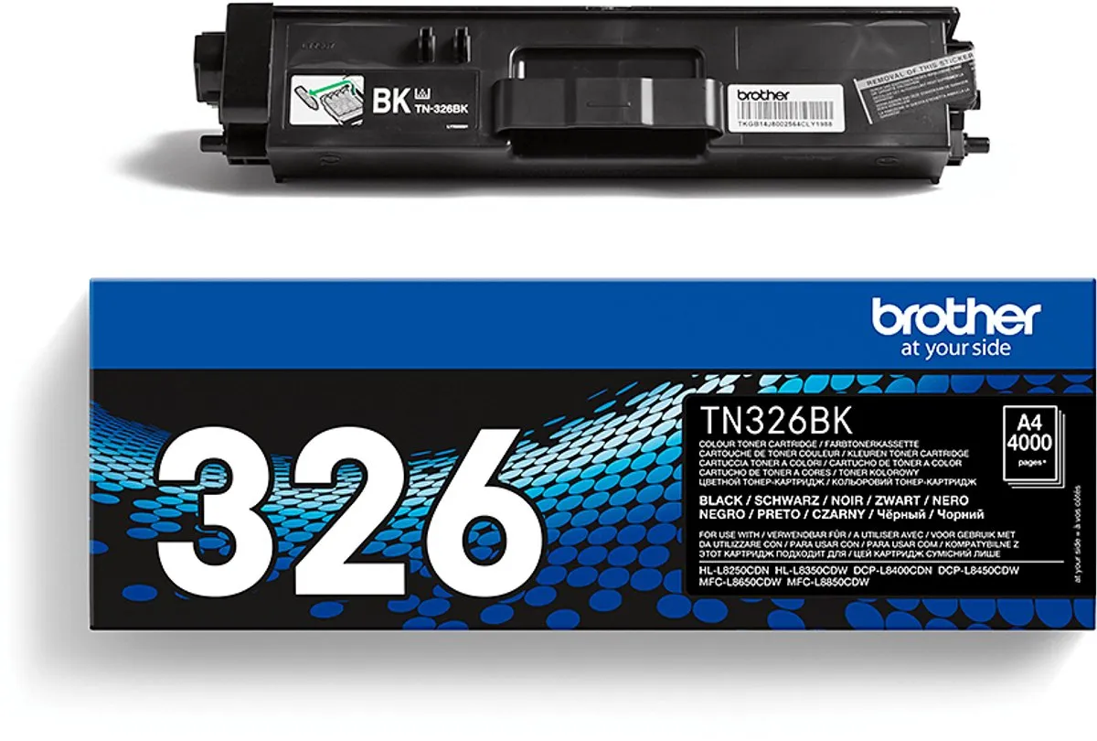 Brother TN-326BK Tonercartridge - 4.000 Pagina's