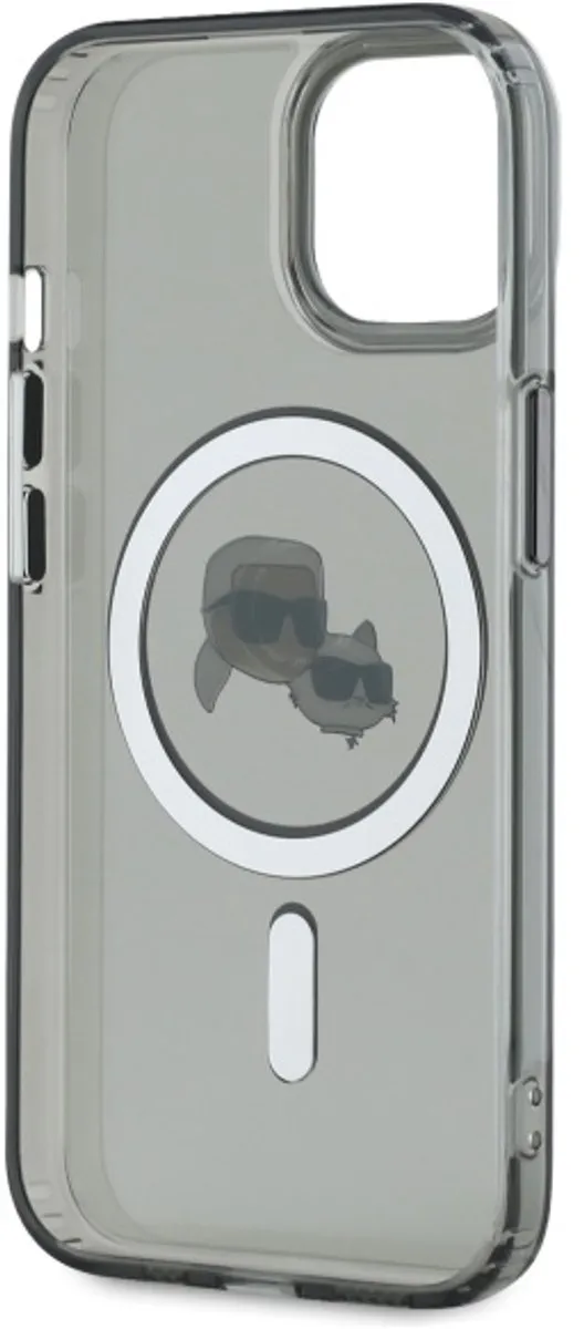 Karl Lagerfeld Hardcase Hoesje iPhone 15 6.1 - Magsafe - Transparent