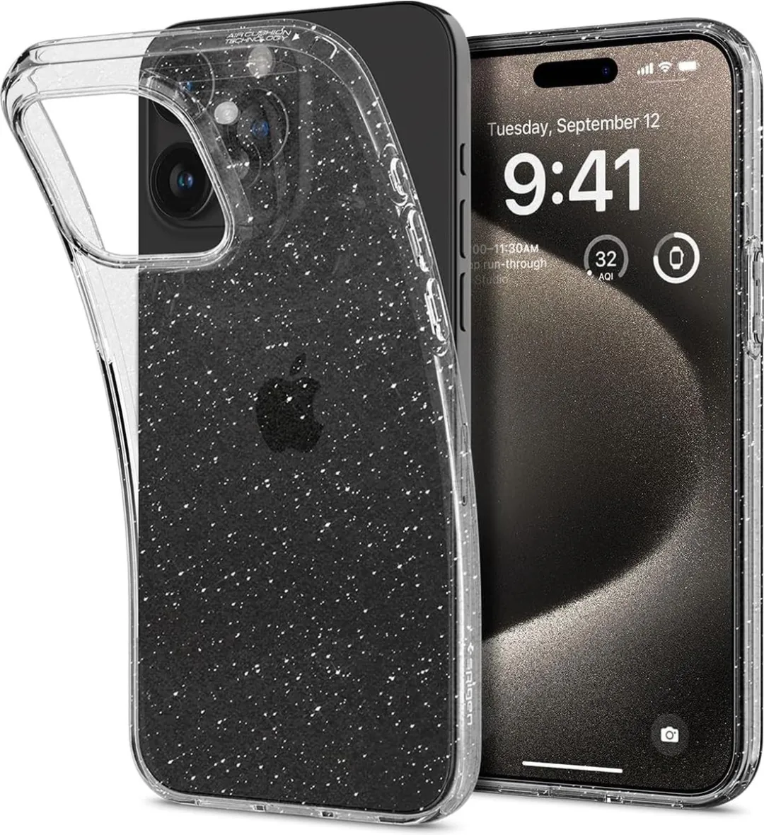 Spigen Back Cover Liquid Crystal Glitter iPhone 15 Pro Max