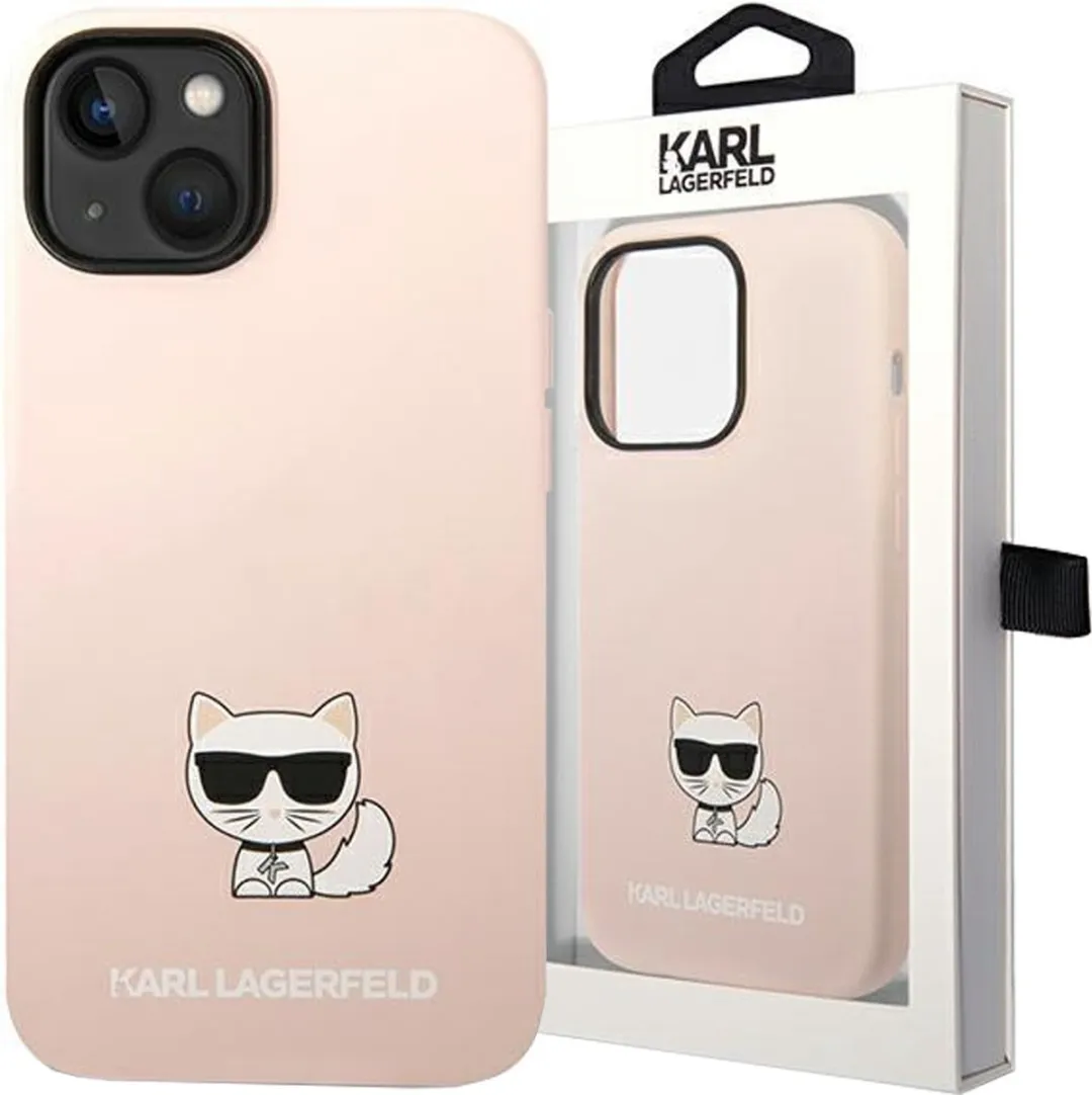 Karl Lagerfeld Choupette Siliconen Hoesje iPhone 14 Plus