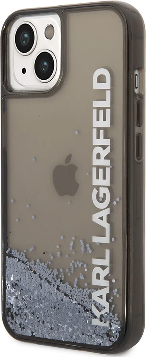 Karl Lagerfeld iPhone 14 Hoesje - Effen Zwart