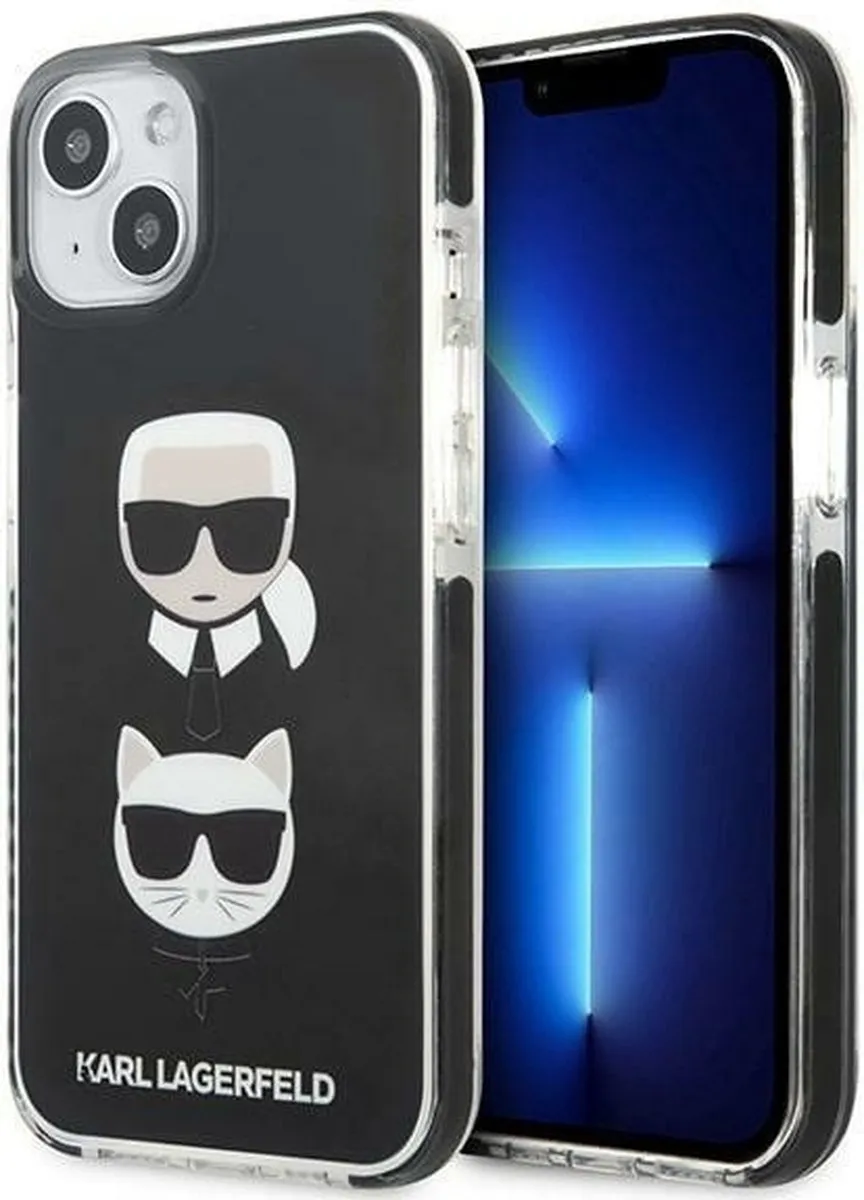 Karl Lagerfeld KLHCP13MTPE2TK iPhone Hoesje - Zwart