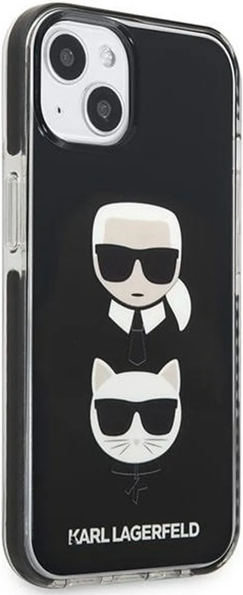 Karl Lagerfeld KLHCP13MTPE2TK iPhone Hoesje - Zwart