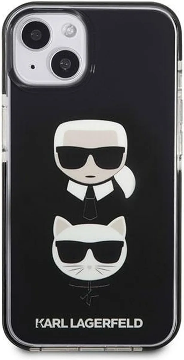 Karl Lagerfeld KLHCP13MTPE2TK iPhone Hoesje - Zwart