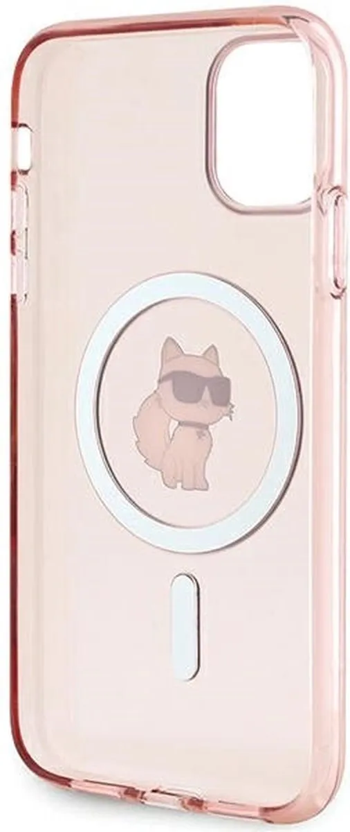 Karl Lagerfeld IML Choupette MagSafe Hoesje - iPhone 11/Xr - Roze