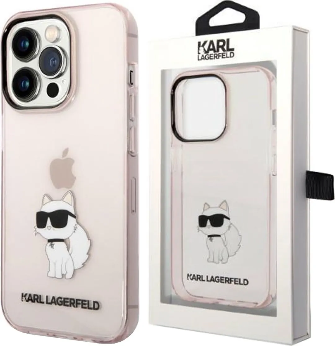 Karl Lagerfeld KLHCP14LHNCHTCP iPhone 14 Pro Hoesje