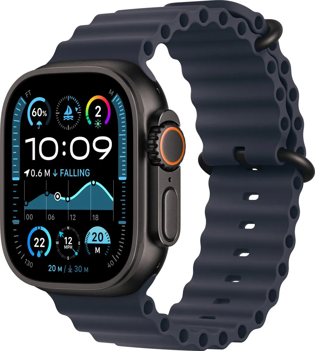 Apple Watch Series Ultra 2 49mm Ocean Band - Navy