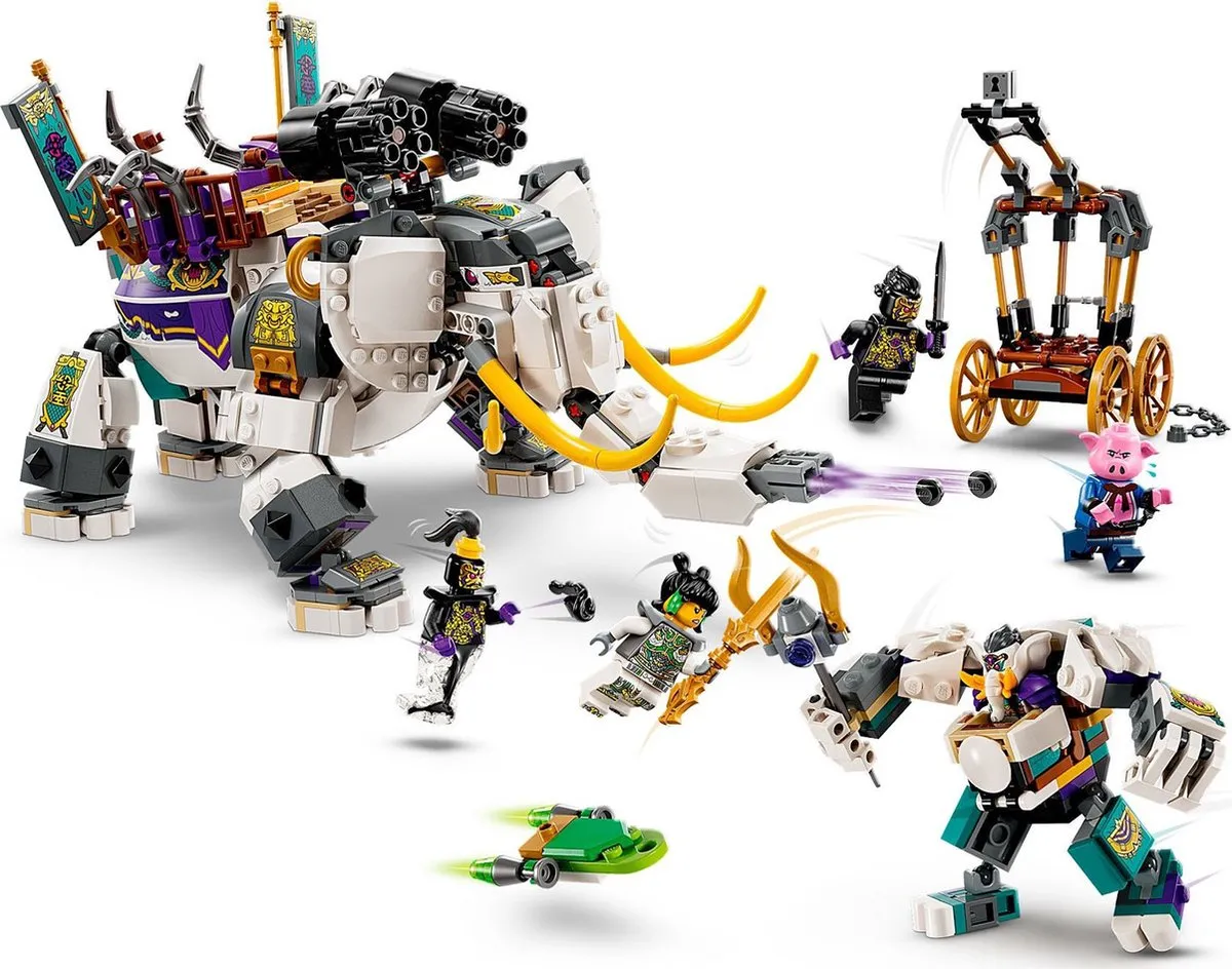 LEGO Monkie Kid Geel Tusk Olifant 80043 - 844 Stukken