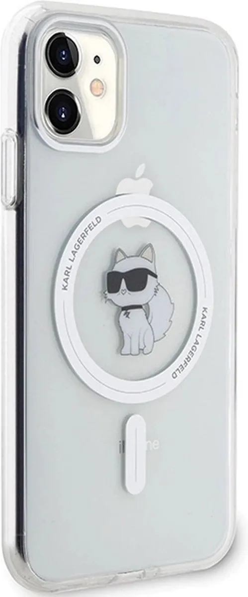 Karl Lagerfeld IML Choupette MagSafe Hoesje iPhone - Transparant