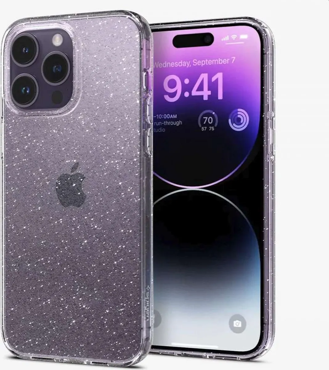 Spigen Liquid Crystal Glitter iPhone 14 Pro Hoesje