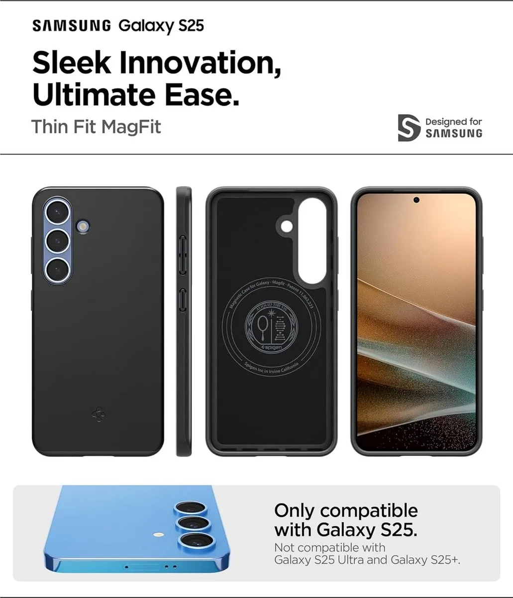 Spigen MagFit ACS06911 Hoesje - Zwart
