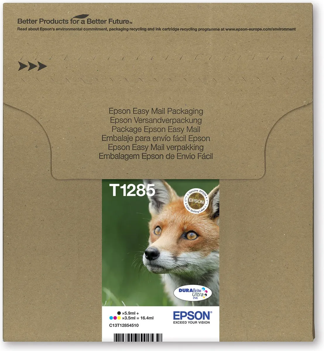 Epson EasyMail MP Fox DURABrite CMYK - 16.4ml - o.a. STYLUS PHOTO 900/XP245