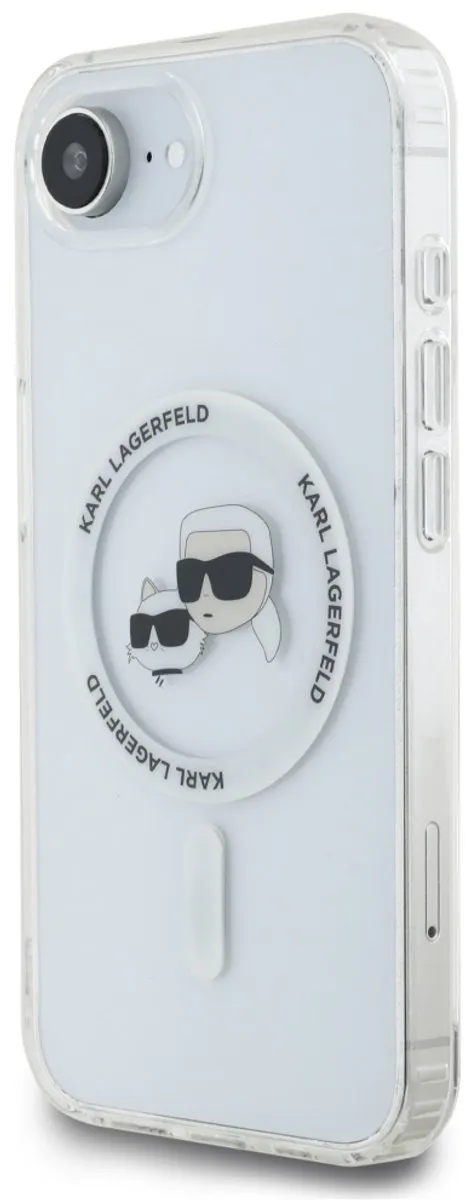 Karl Lagerfeld Magnetische Hoes Karl & Choupette iPhone 16E - Transparent - afbeelding 6 van 6