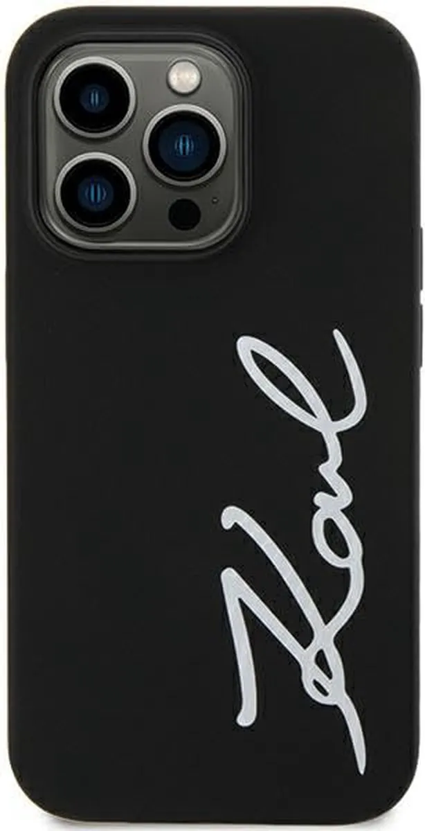 Karl Lagerfeld KLHCN61SKSVGK Hoesje iPhone 11/Xr - Zwart