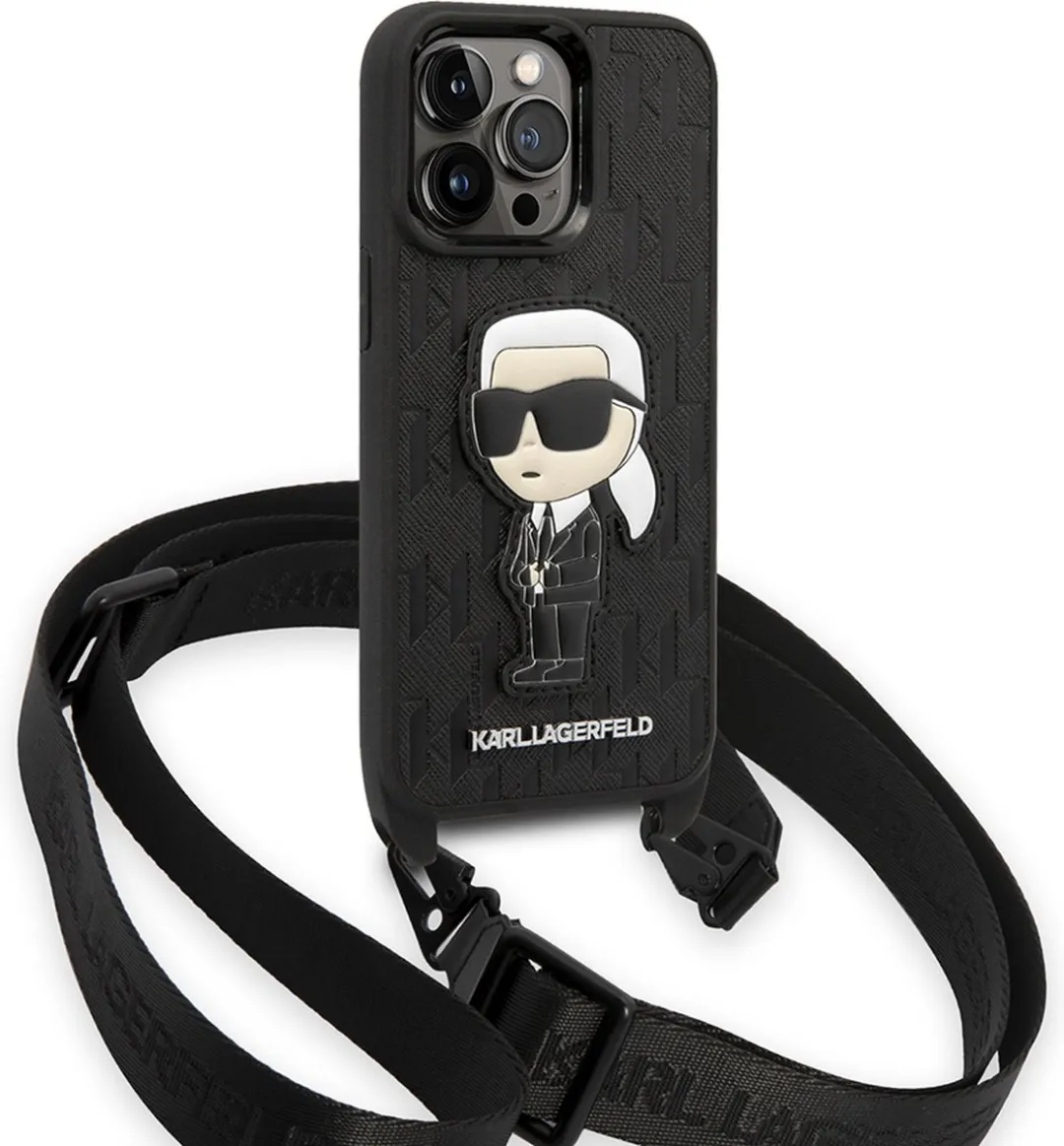 Karl Lagerfeld iPhone 14 Backcase 3666339098674 - Zwart