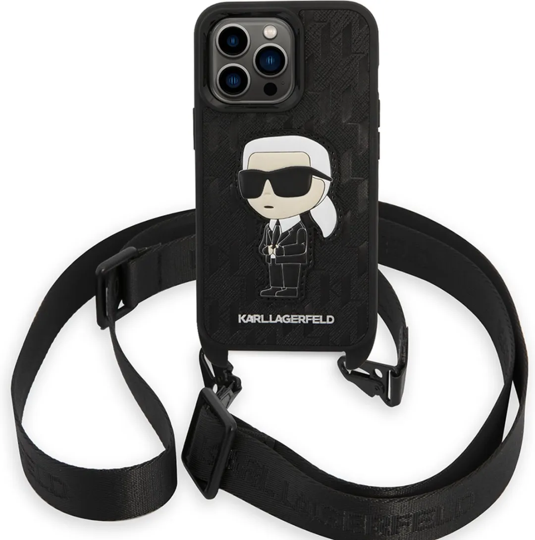 Karl Lagerfeld iPhone 14 Backcase 3666339098674 - Zwart - afbeelding 6 van 6