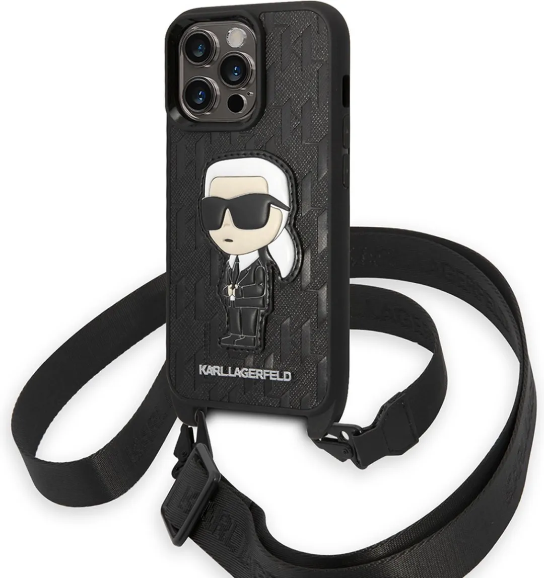Karl Lagerfeld iPhone 14 Backcase 3666339098674 - Zwart