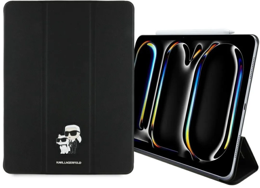 Karl Lagerfeld Hoes iPad Pro 13 2024 Magnetisch Safiano
