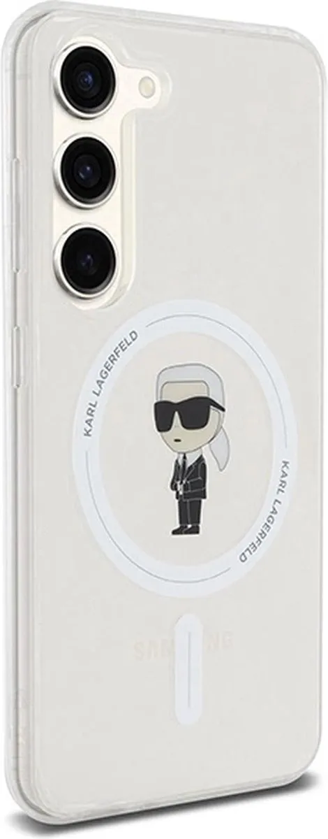 Karl Lagerfeld IML Ikonik MagSafe Hoesje - Transparant