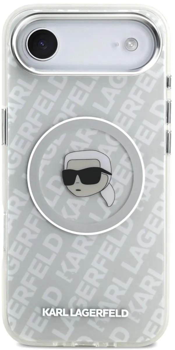 Karl Lagerfeld iPhone 17 Air Hoesje - Magsafe - Grijs