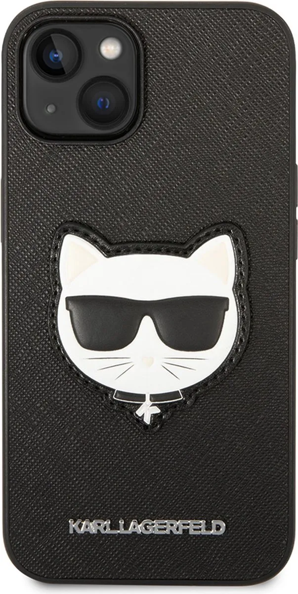 Karl Lagerfeld iPhone 14 Plus Backcase - Effen Zwart