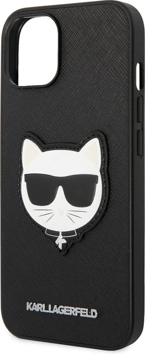 Karl Lagerfeld iPhone 14 Plus Backcase - Effen Zwart - afbeelding 6 van 6