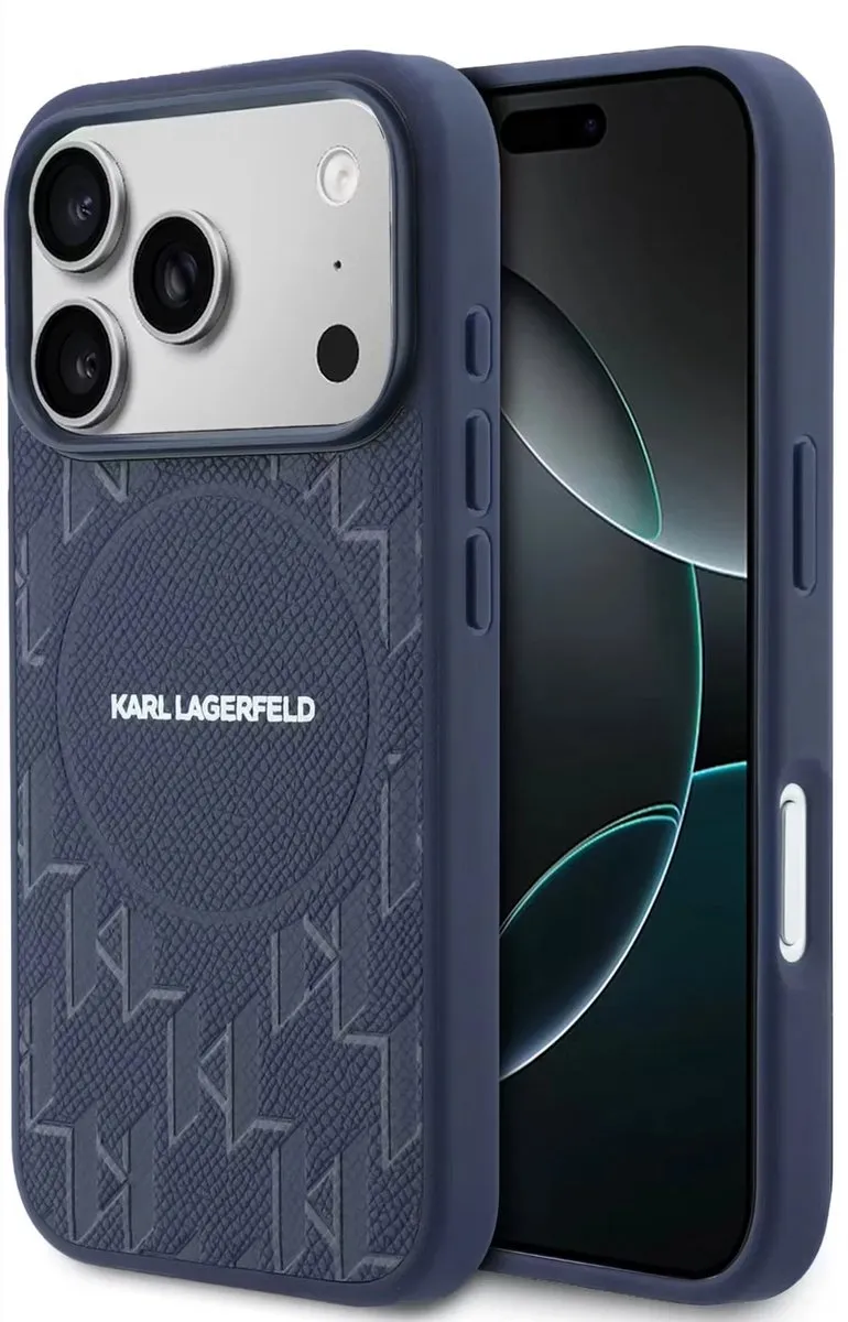 Karl Lagerfeld Back Cover iPhone 17 Pro Max KLI24HPMNV - Navy