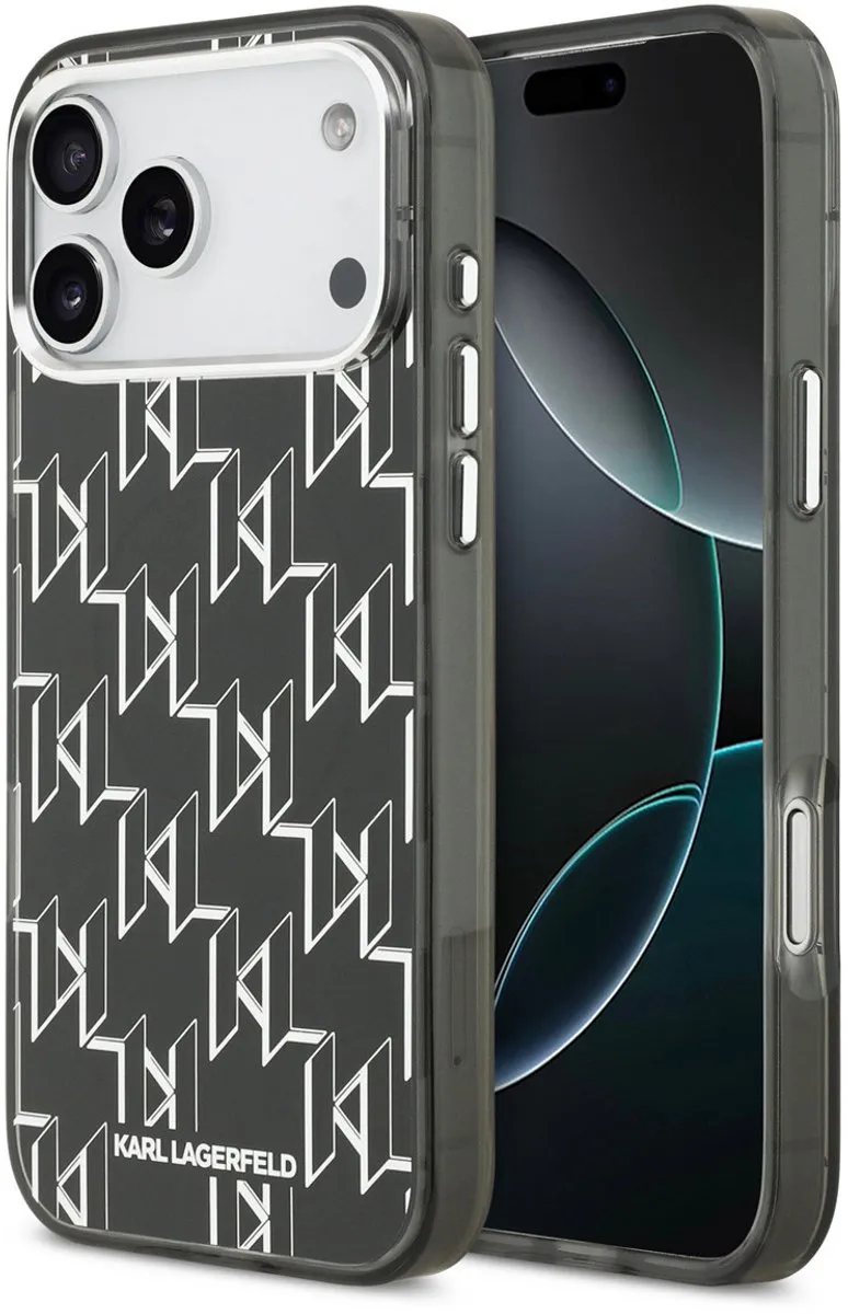 Karl Lagerfeld iPhone 17 Pro Max Hoesje - MagSafe - Zwart