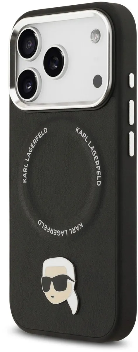 Karl Lagerfeld iPhone 17 Pro Max Hoesje - MagSafe - Zwart