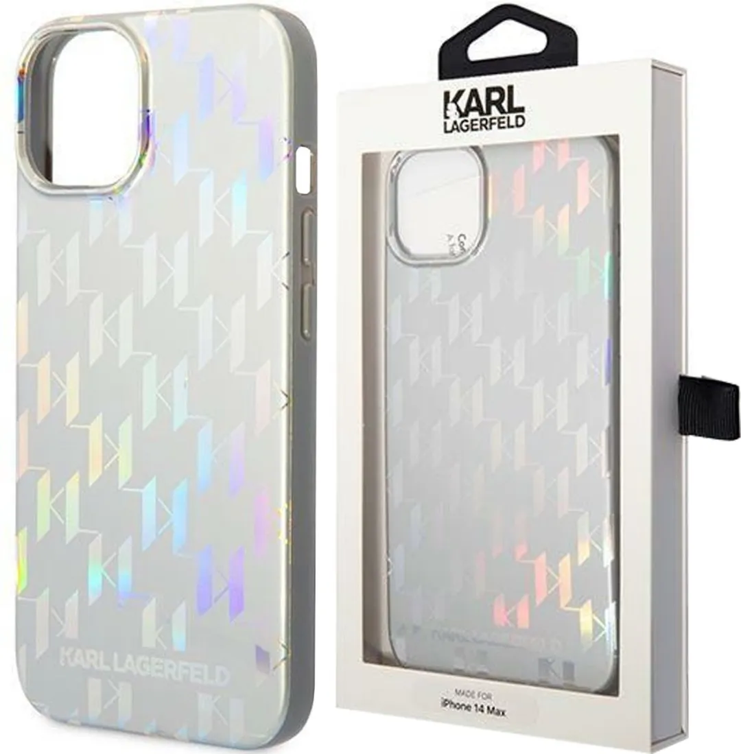 Karl Lagerfeld iPhone 14 Pro Max Backcase - Effen Zilver
