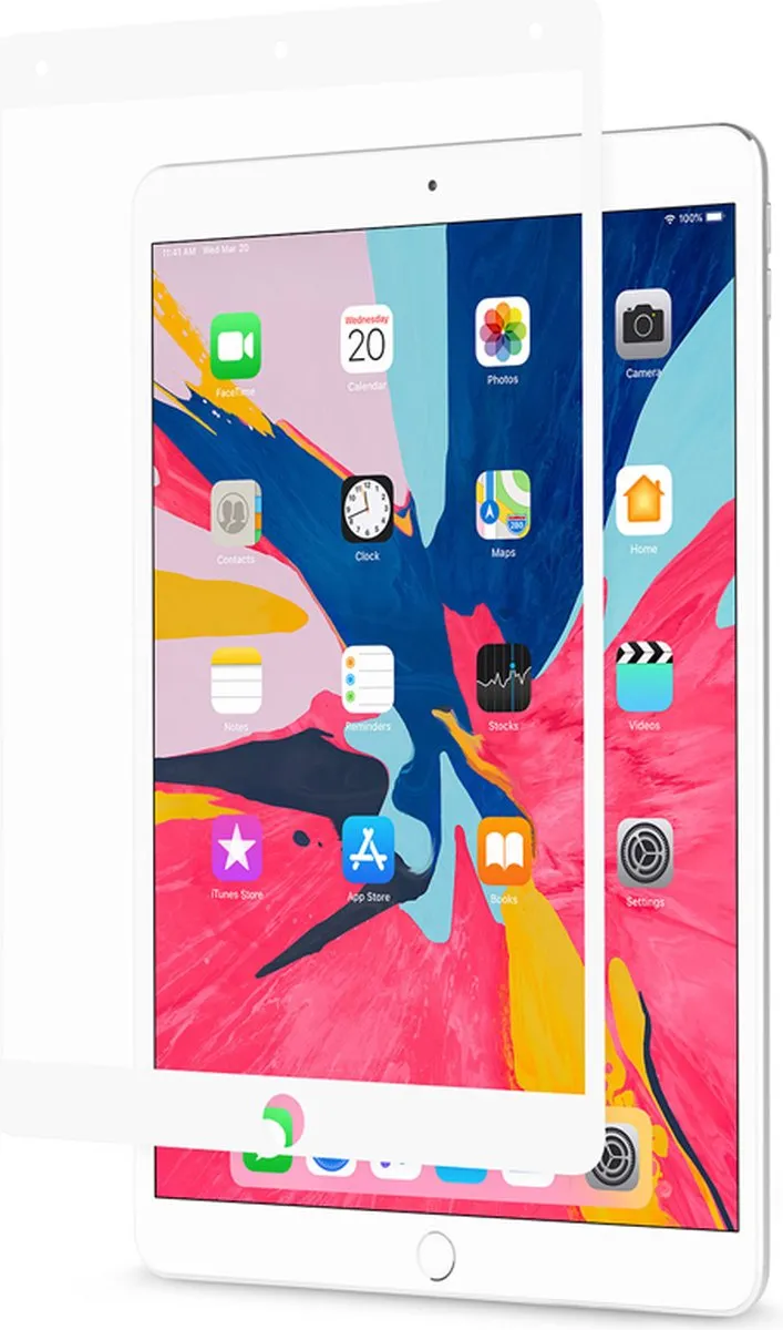 Moshi iVisor AG iPad Air/Pro 10.5 Schermbeschermer - Wit/Transparant - afbeelding 2 van 6