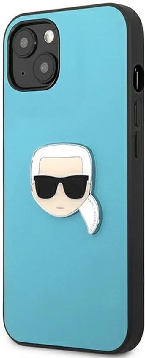 Karl Lagerfeld KLHCP13SPKMB iPhone 13 mini Hardcase - Blauw