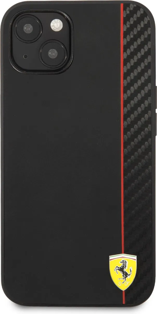 Ferrari iPhone 13 Mini PU Hoesje - Zwart