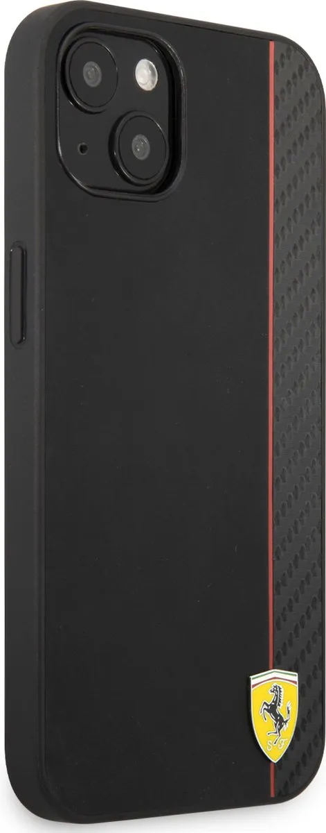 Ferrari iPhone 13 Mini PU Hoesje - Zwart - afbeelding 6 van 6