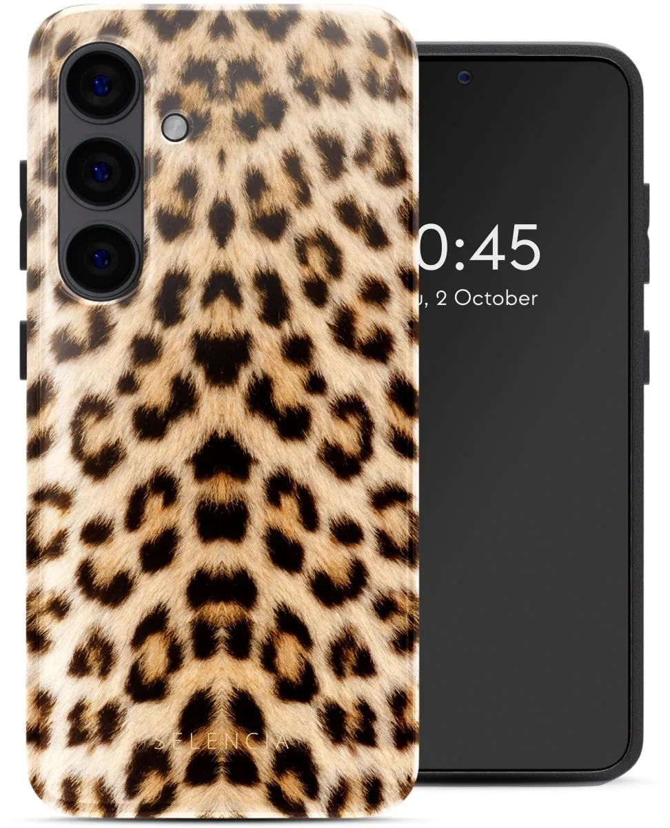 Selencia Hoesje Samsung Galaxy S24 Wild Leo