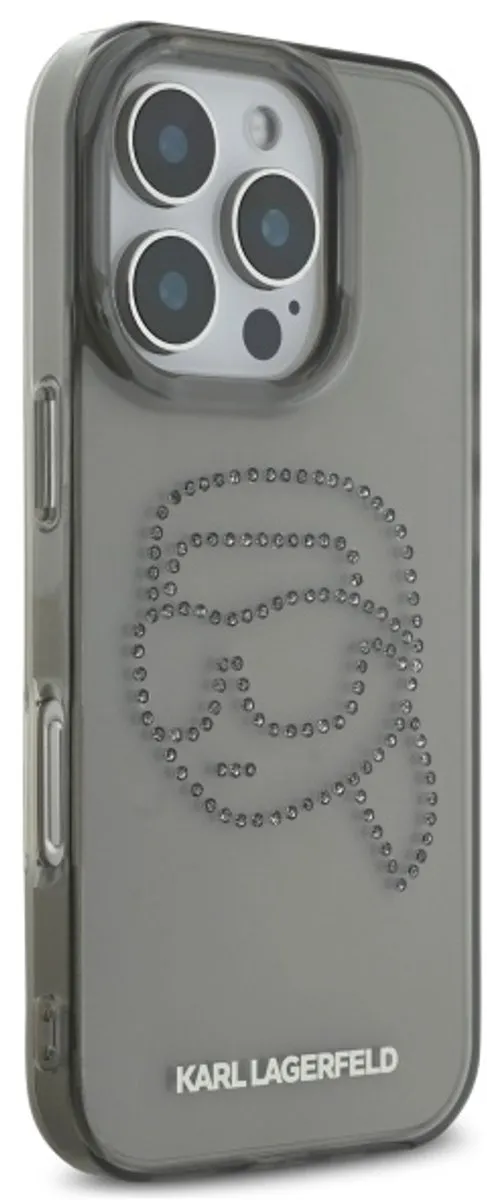 Karl Lagerfeld Hardcase Hoesje iPhone 16 Pro Max - Transparent - afbeelding 6 van 6