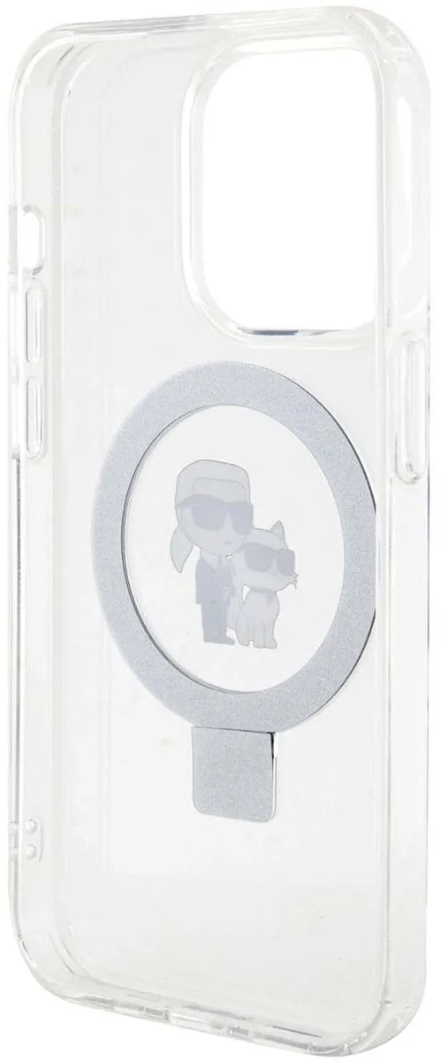 Karl Lagerfeld Ring Stand Karl & Choupette Hard Case Back Cover KLHMN61HMRSKCH