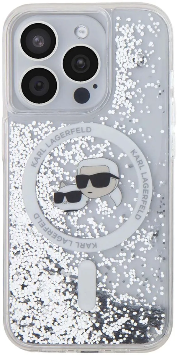 Karl Lagerfeld iPhone 15 Pro MagSafe Hoesje KLHMP15LLGKCSGH