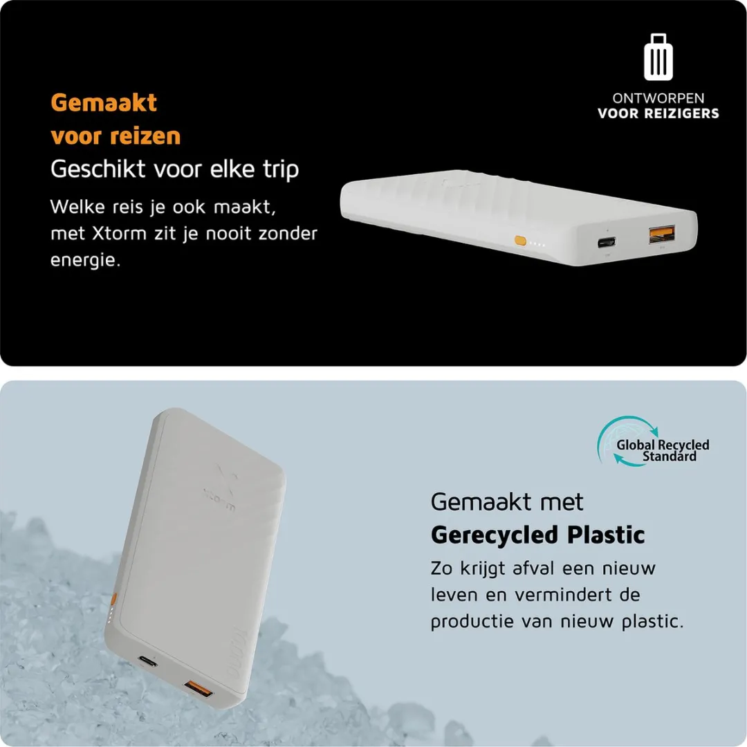 Xtorm Go2 Powerbank XG2100U 10.000mAh - 2x USB - Wit