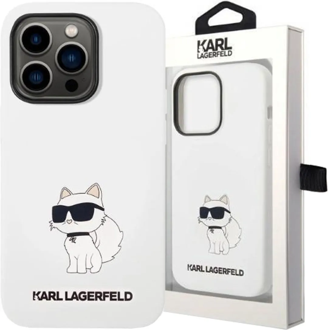 Karl Lagerfeld KLHCP14LSNCHBCH iPhone 14 Pro Hoesje