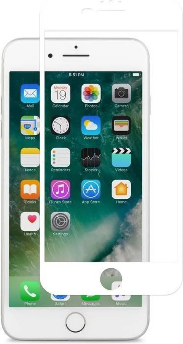Moshi IonGlass iPhone 7 Plus Beschermhoes - Wit - afbeelding 2 van 5