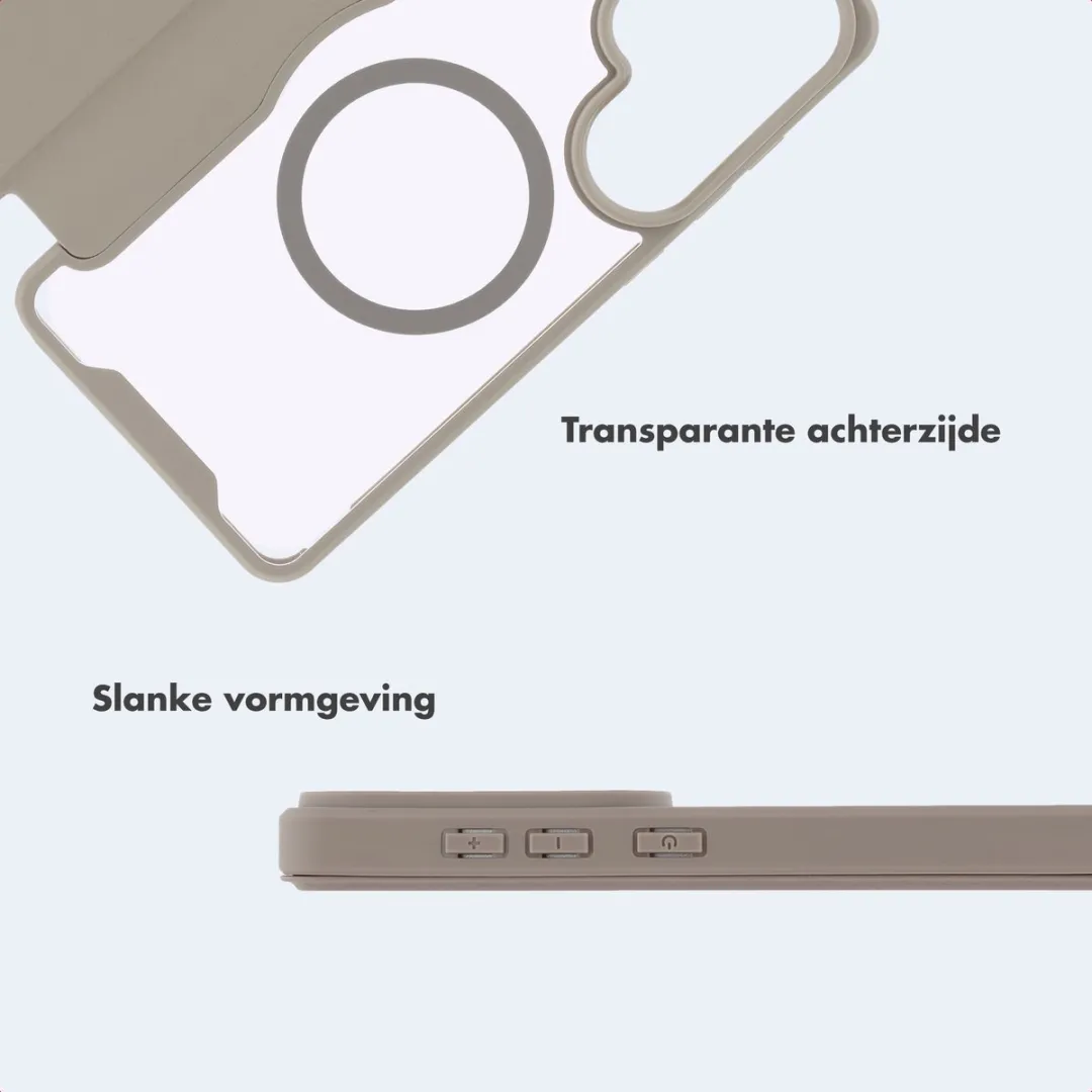 Imoshion Hoesje Samsung Galaxy S26 Ultra Beige - 2 Pasjes MagSafe