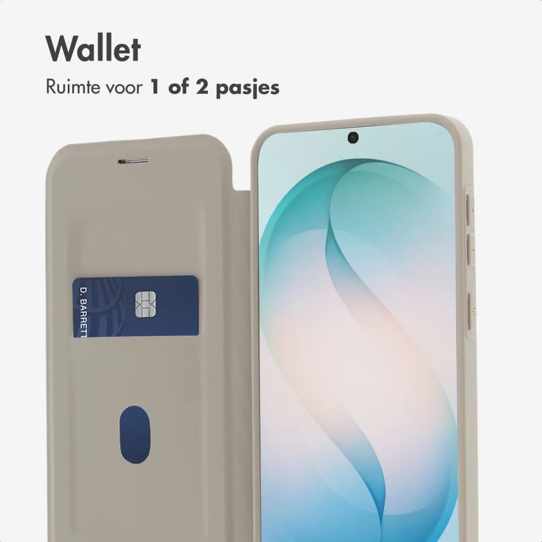 Imoshion Hoesje Samsung Galaxy S26 Ultra Beige - 2 Pasjes MagSafe