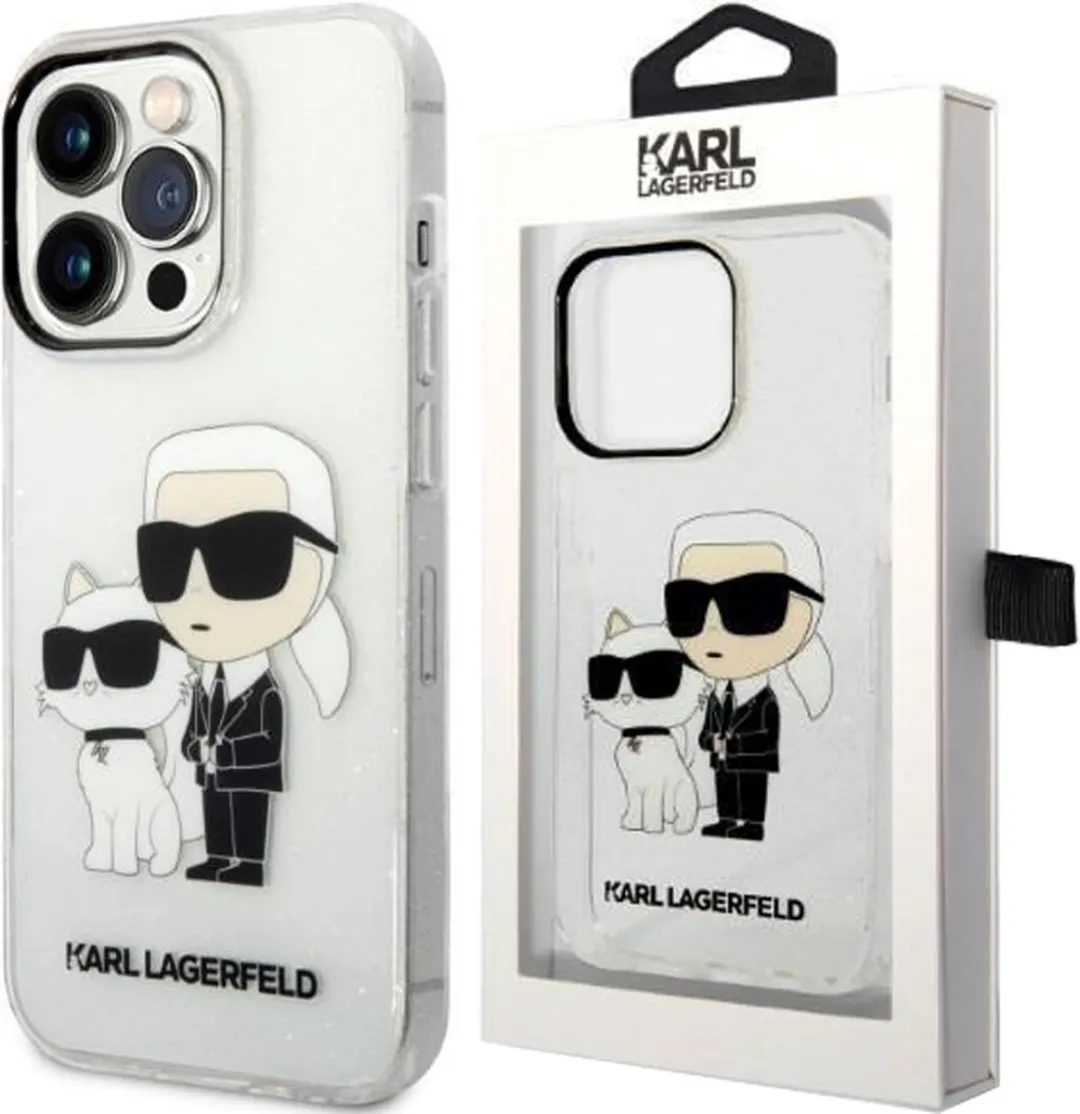 Karl Lagerfeld KLHCP14LHNKCTGT iPhone 14 Pro Hardcase
