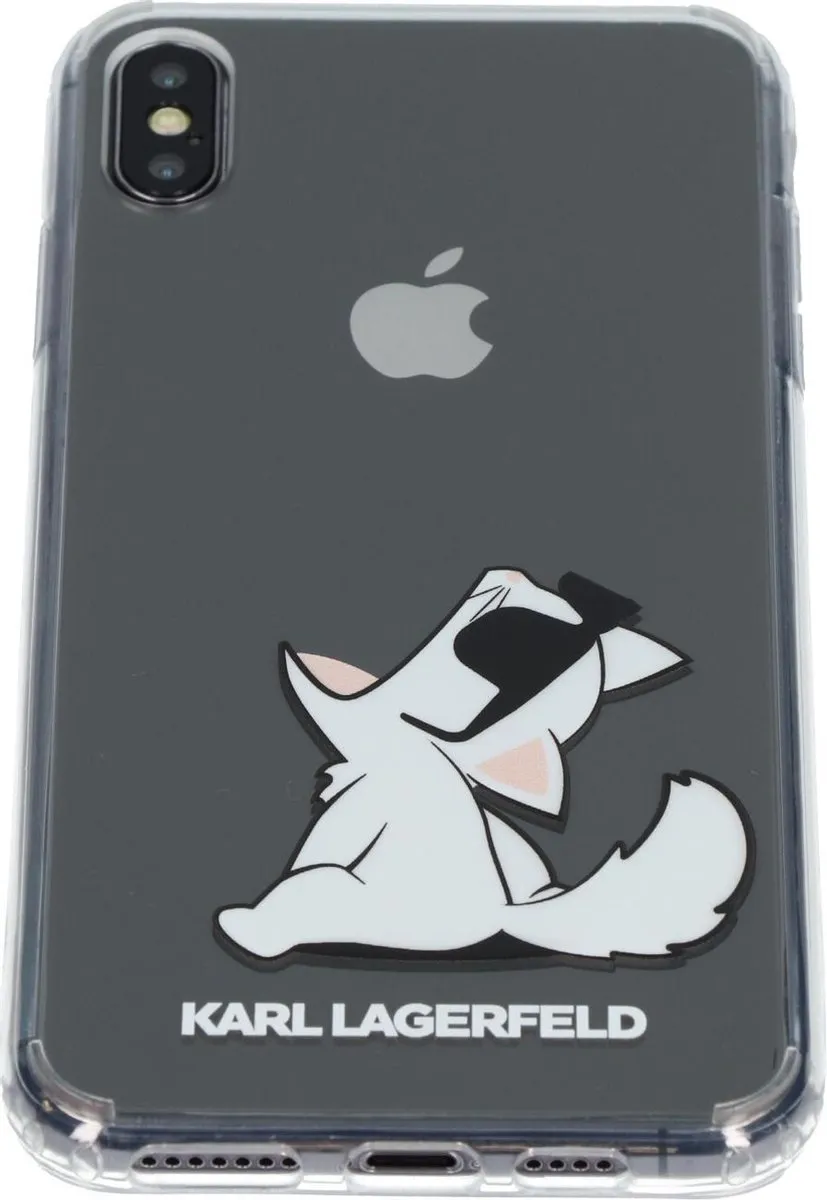 Karl Lagerfeld Choupette Transparant Hoesje iPhone Xs Max S203-11 - afbeelding 6 van 6
