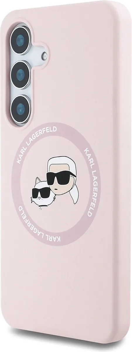 Karl Lagerfeld Backcase Hoesje 3666339450212 - Roze