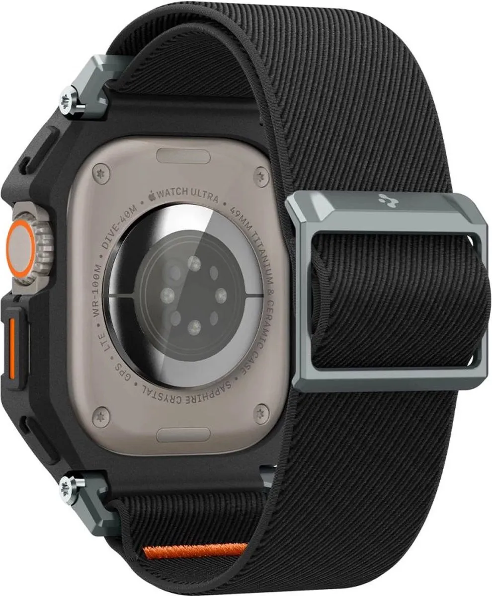Spigen Lite Fit Pro Hoesje Apple Watch Ultra 49mm - Matzwart